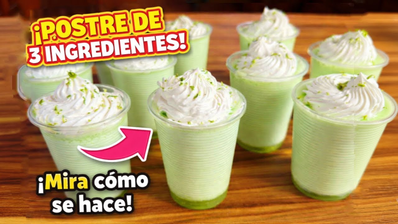 CREMOSO DE LIMÓN 🍋🍋‍🟩solo 3 ingredientes 