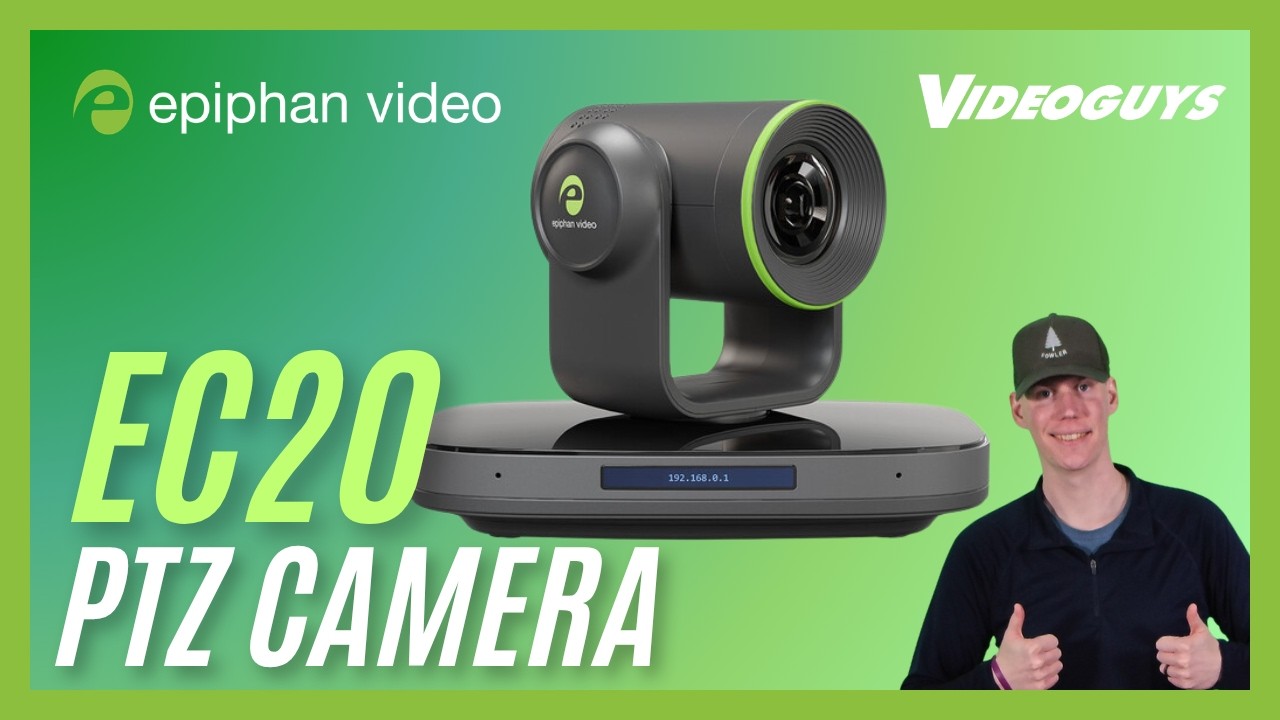 Epiphan EC20 PTZ Camera Review + AI Tracking Demo | Videoguys Live