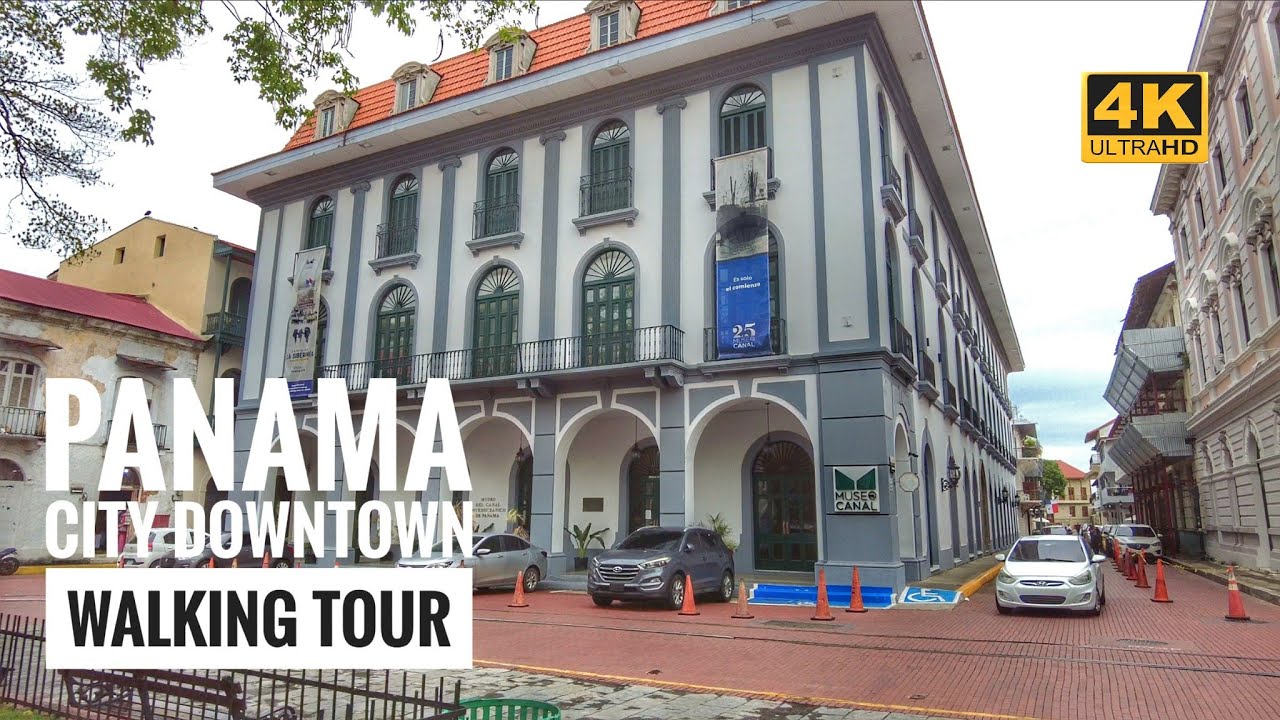 Passeio no Centro Histórico da Cidade do Panamá | 4K Walk