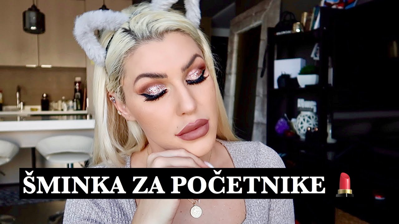 Sminka za pocetnike | FULL GLAM MAKEUP