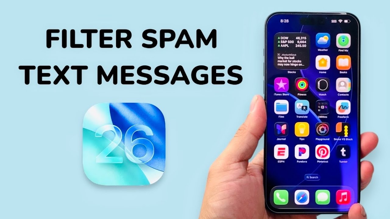 How To Filter Spam Text Messages On iPhone (iOS 26)