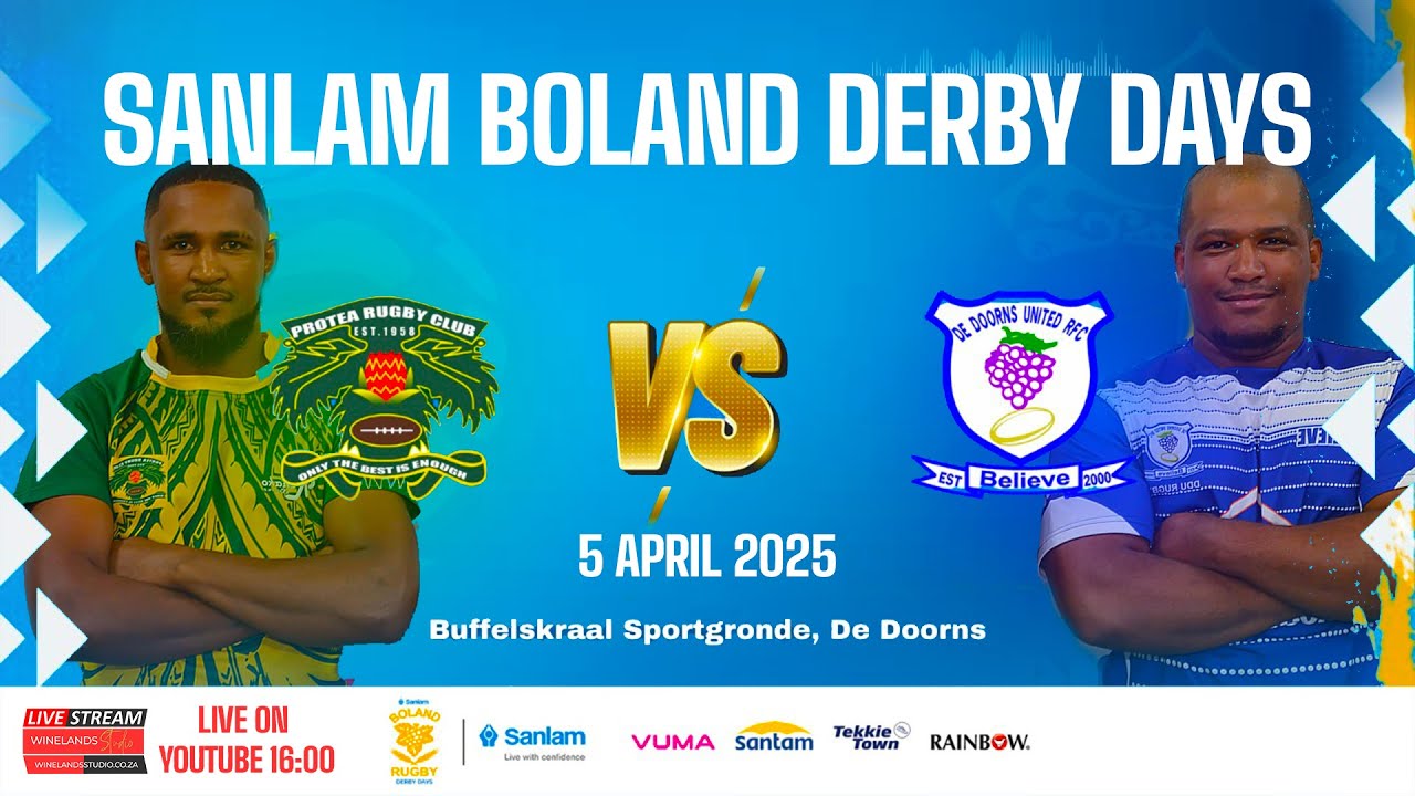 Sanlam Boland Derby Days: PROTEAS VS DE DOORN UNITED 5 APRIL 2025