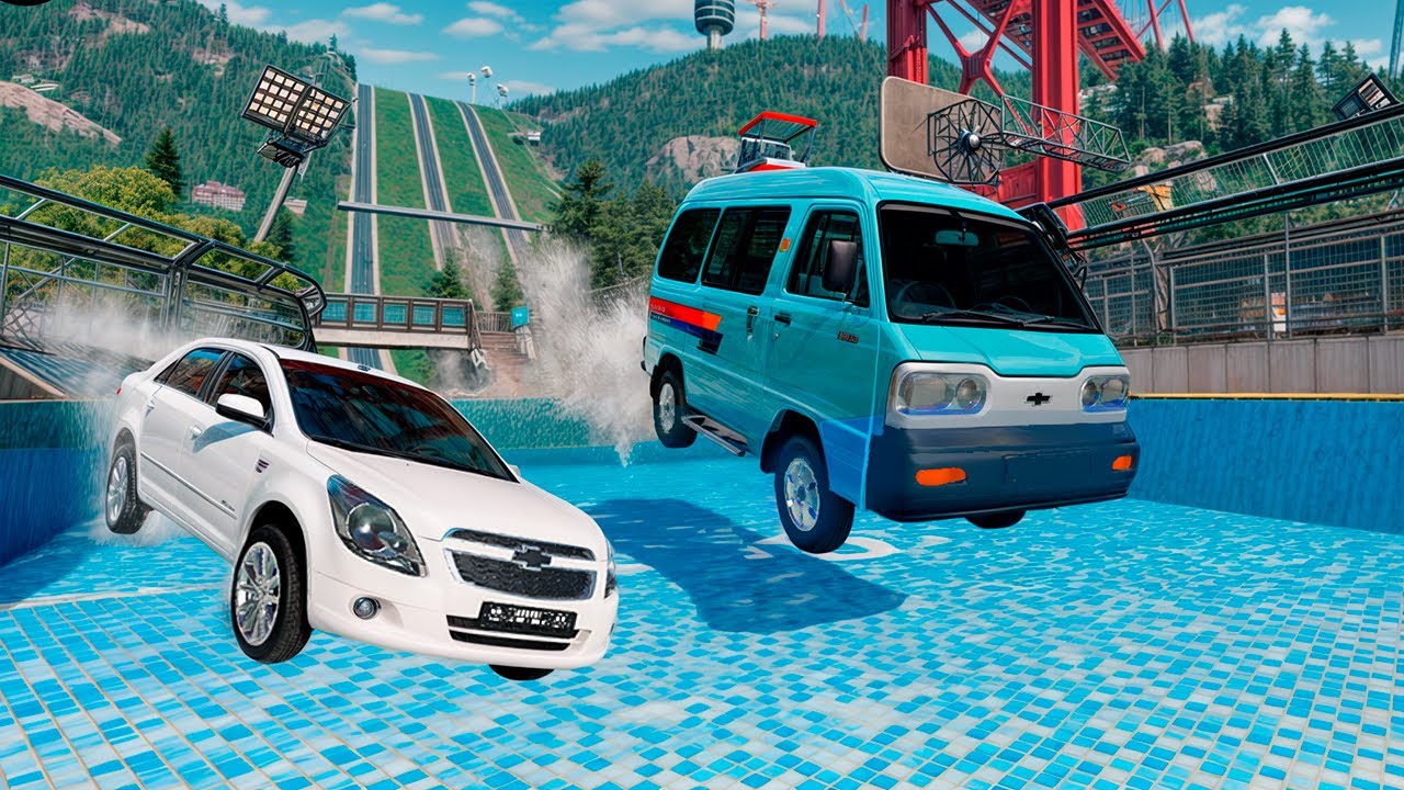 COBALT VA DAMAS 250KM/S TEZLIKDA SUV USTIDA QANCHA VAQT YURA OLDI? - BEAMNG.DRIVE