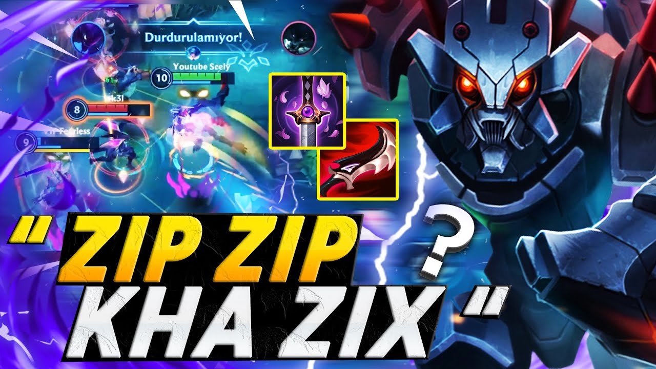 YÜKSEK ELO ZIP ZIP KHA ZİX !! - Wild Rift