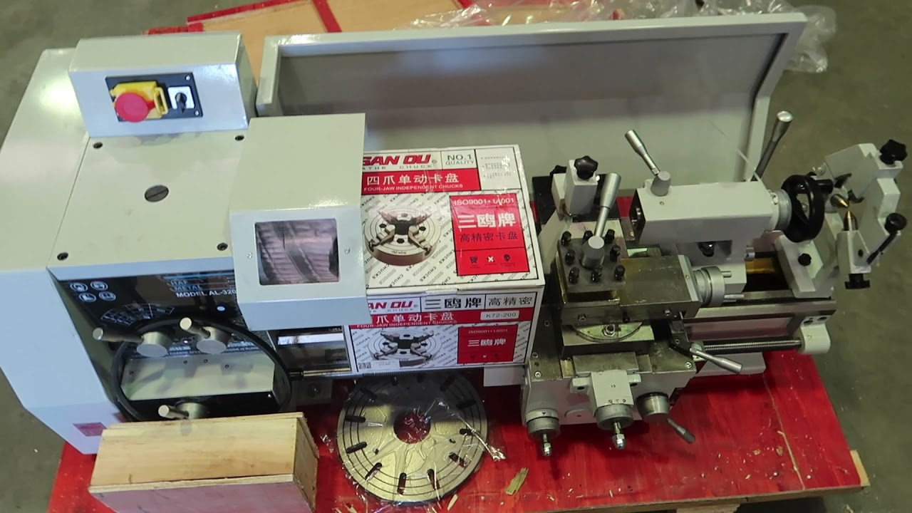 Sailing Kulali - Unboxing AL-320G Hafco Lathe - Day 10