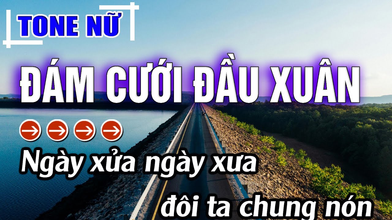 Đám Cưới Đầu Xuân Karaoke Tone Nữ Beat Mới | Karaoke Đăng Khôi