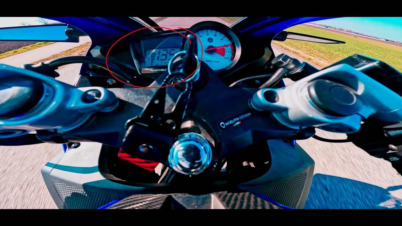 Yamaha R125 Top Speed + Sound