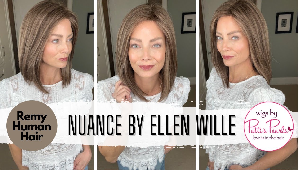 NUANCE by Ellen Wille - REMY HUMAN HAIR! in Nougat Mix - WigsByPattisPearls.com