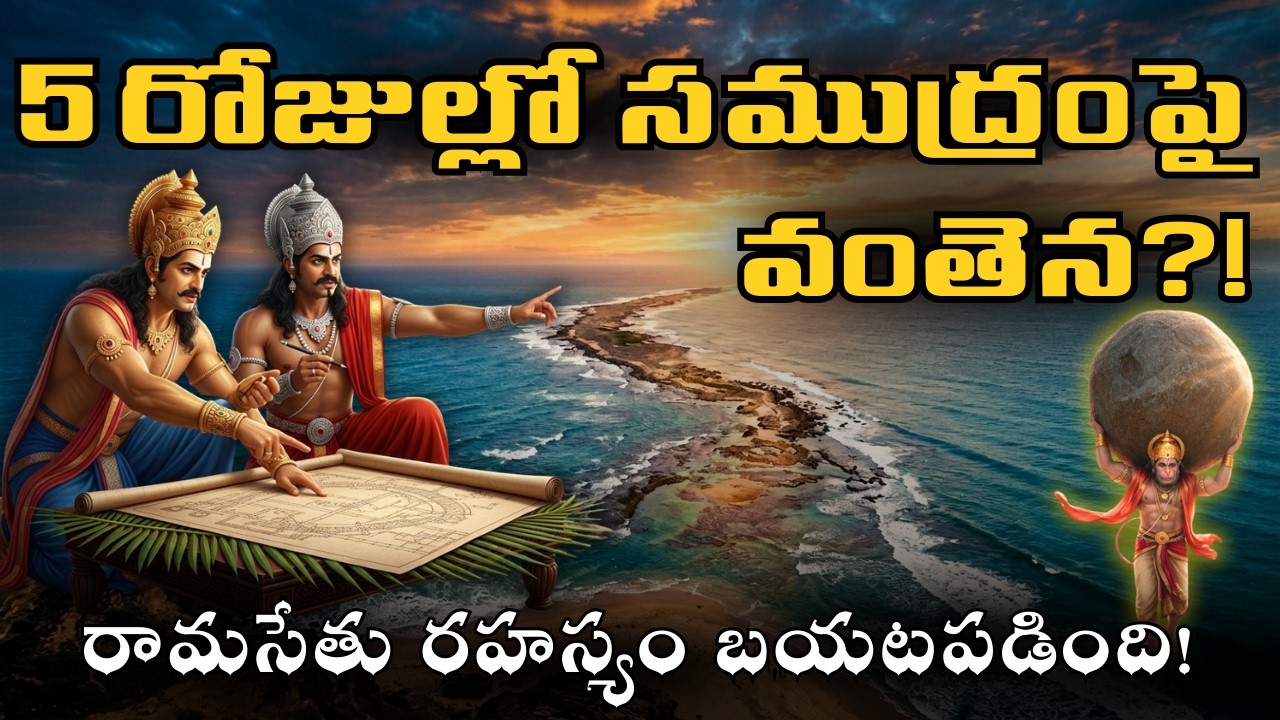 Ram Setu Mystery 😱 | రామసేతు నిజంగానే ఉందా? | Bridge Between India & Sri Lanka Explained
