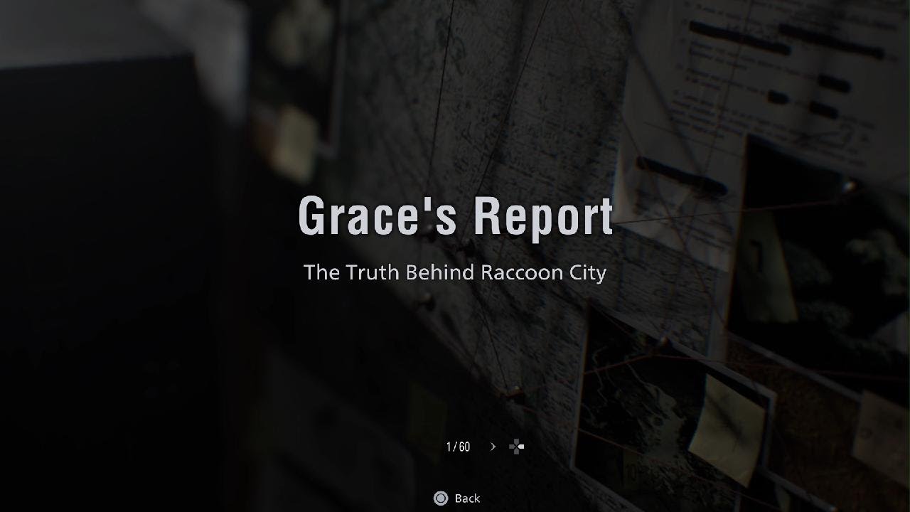 RESIDENT EVIL REQUIEM - GRACE'S REPORT: THE TRUTH BEHIND RACCOON CITY