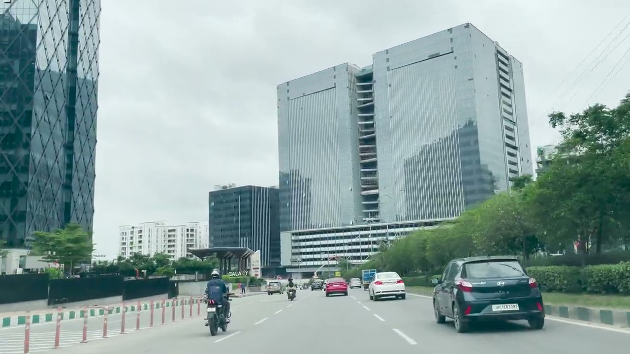 4k Drive Hyderabad INDIA JNTU Hitech city Gachibowli Tolichowki [4k HDR]