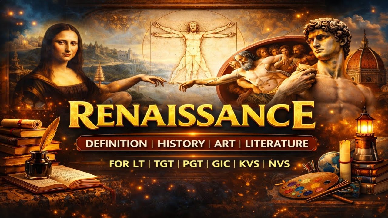 RENAISSANCE  in English Literature | TGT, PGT, GIC, LT, NET Exams | ENGLISH LITERATURE
