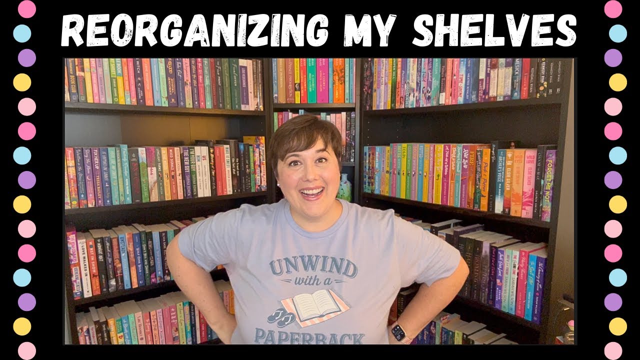 💛 Contemporary, Fantasy, and Paranormal Romance Books! 🩷 Organize My Shelves with Me! 🩵