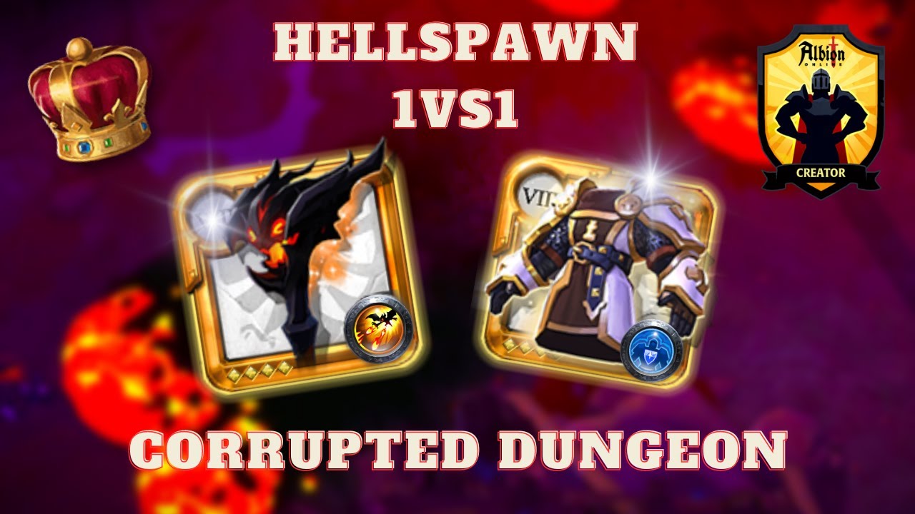 HELLSPAWN / IMP STAFF GAMEPLAY | GIVEAWAY PREMIUM | ALBION ONLINE | STALKER CORRUPTED DUNGEON