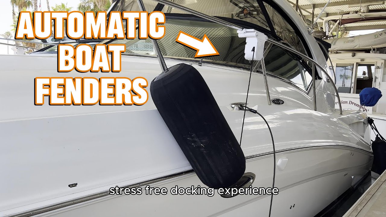 The Future of Docking! Automatic Fender Makes Boating Stress-Free!
