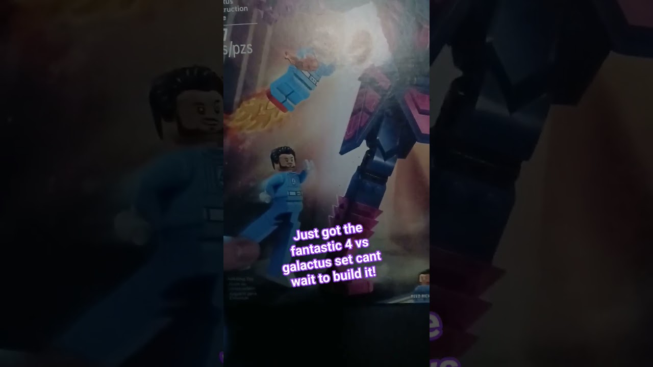 I just got the lego fantastic 4 vs galactus set for my birthday thanks to my mom!