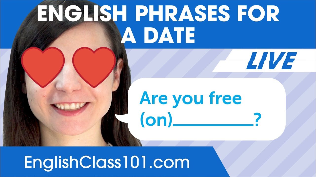 Must-Know Phrases For a Date in English | Love & Romance Phrases