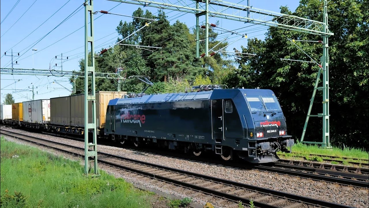 Tåg i Skövde - Augusti 2024 - 4k60