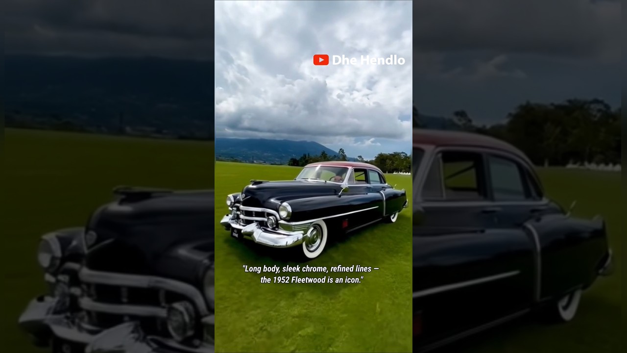 Why the 1952 Cadillac Fleetwood Is a Classic Icon 🔥