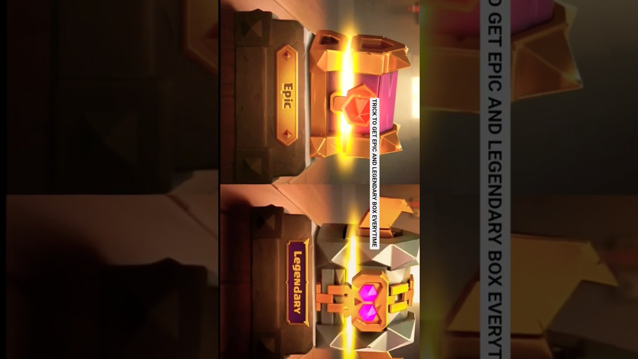 Learn the ultimate trick to consistently get Legendary and Epic boxes in Clash of Clans. #coc