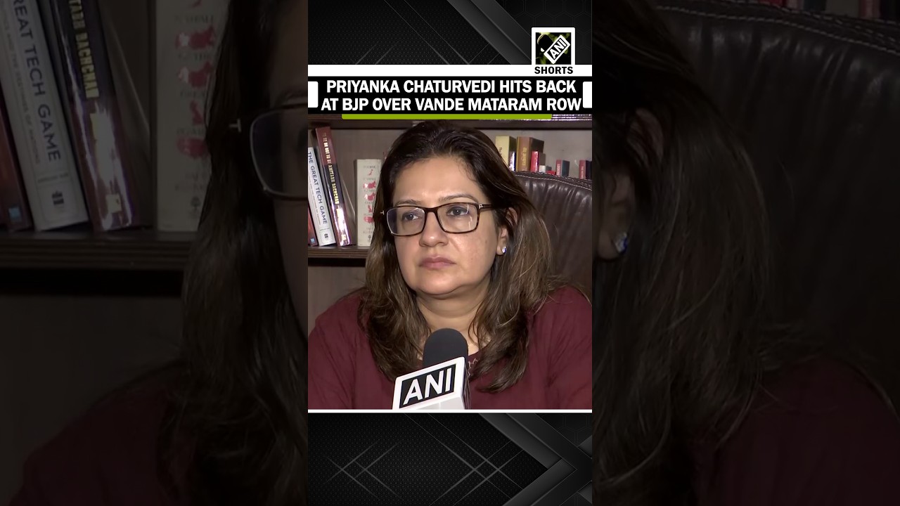 Shiv Sena UBT&rsquo;s Priyanka Chaturvedi hits back at BJP for condemning Cong resolution on Vande Mataram