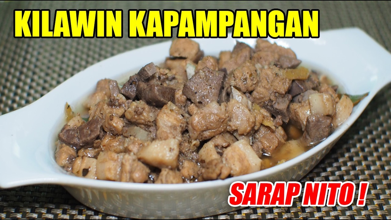 Kilawin Kapampangan or Kilayin! Sarap nito! Sure akong ma papa extra rice ka sa sarap!