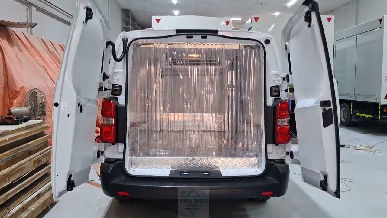 Наша новая работа по изоляции холодильного оборудования Citroen Jumpy #холодильник #термоизоляция...