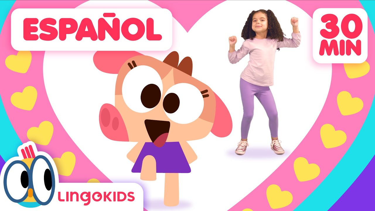🪩💃🏽 BAILA con estas CANCIONES INFANTILES de Lingokids en Español