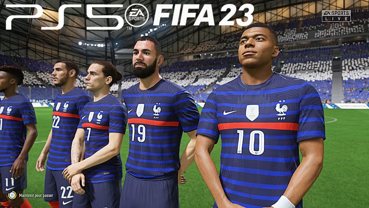 FRANCE vs MAROC FIFA 23 PS5 Gameplay 4K HDR