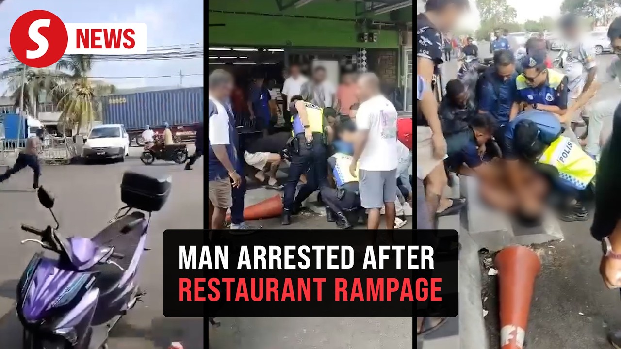 Man goes amok at Kuala Langat restaurant, purportedly over unpaid food bill