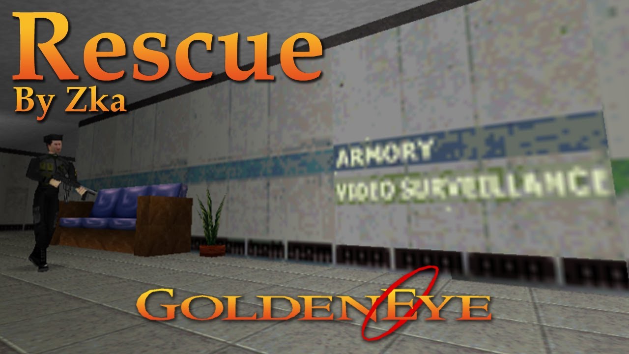 GoldenEye 007 N64 Custom Level - Rescue