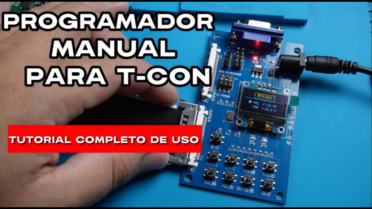INTERFACE PARA SOLUCIONAR DAÑOS EN PANEL DE TV. MANUAL DE USO