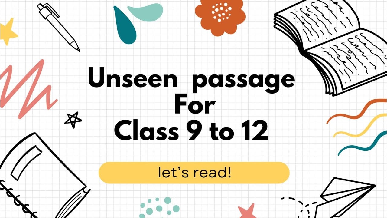 Unseen Passage For The Boards Students By Prajjval Sir 🙏#study #english 