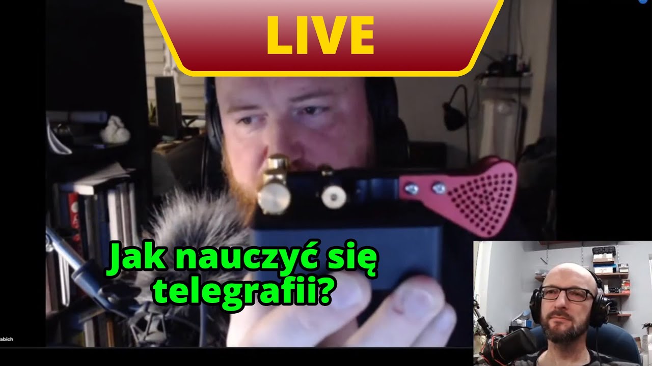 [LIVE] Jak nauczyć się telegrafii? - rozmowa z Tomkiem SP7Q