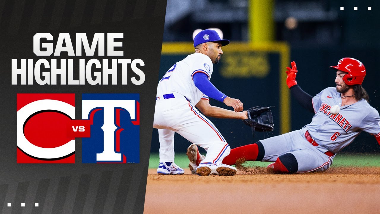 Reds vs. Rangers Game Highlights (4/27/24) | MLB Highlights