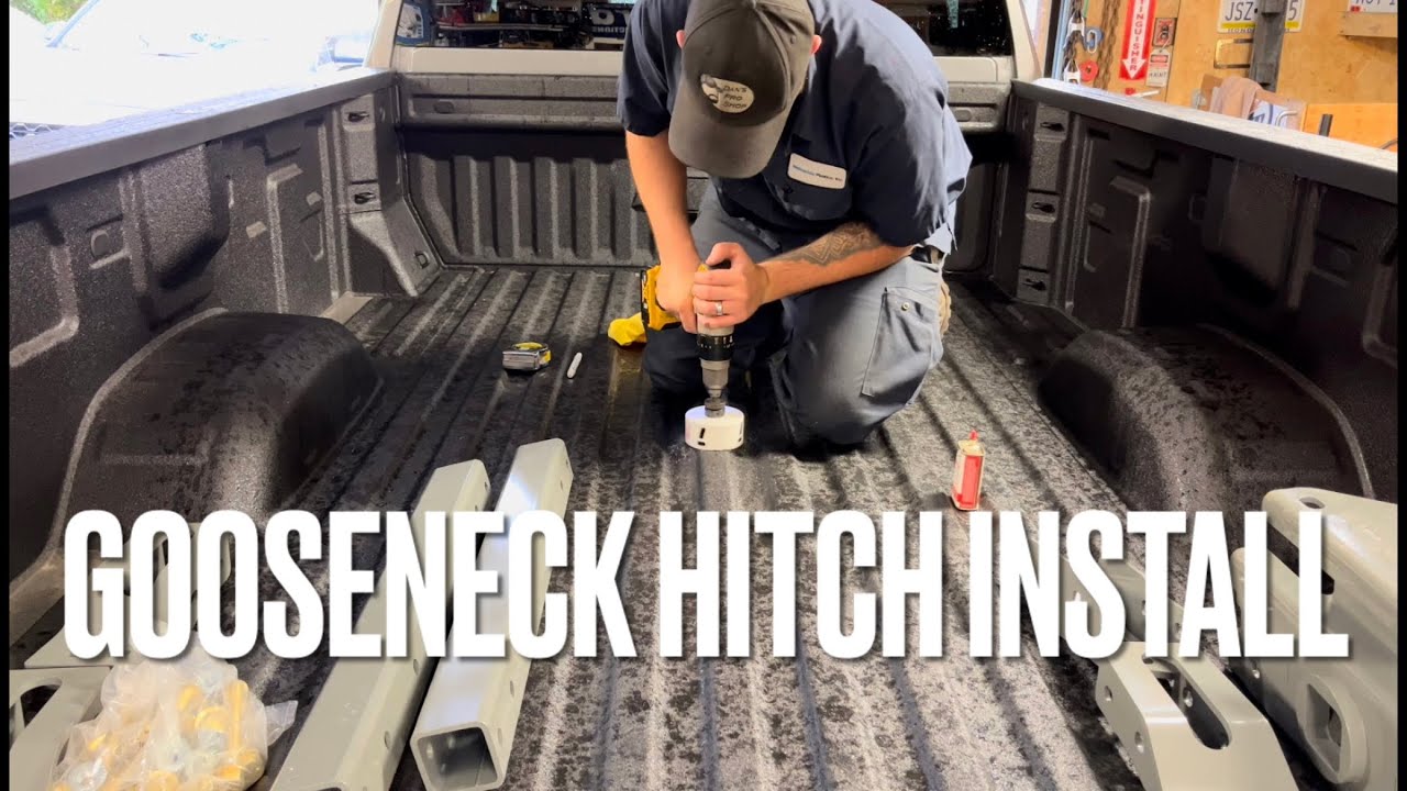2024 Silverado B&W gooseneck hitch install!