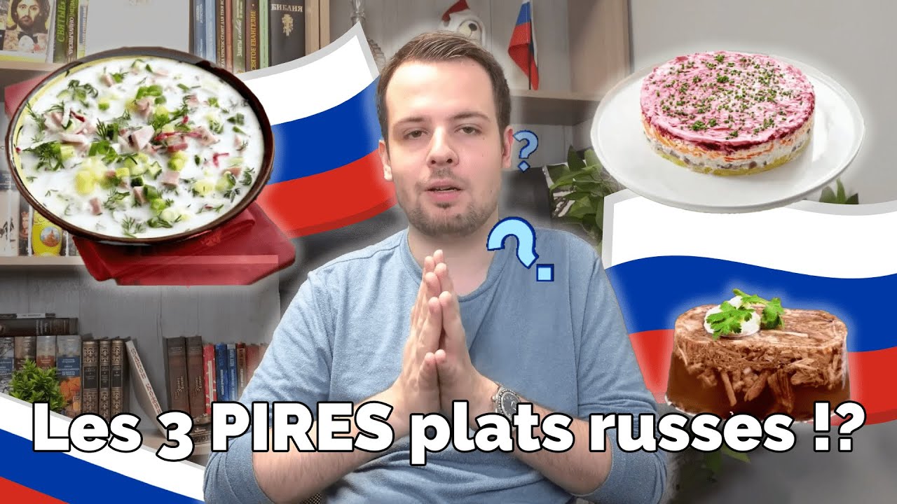 JE D&Eacute;TESTE CES PLATS RUSSES (mais je vous les pr&eacute;sente quand m&ecirc;me) ! 🇷🇺
