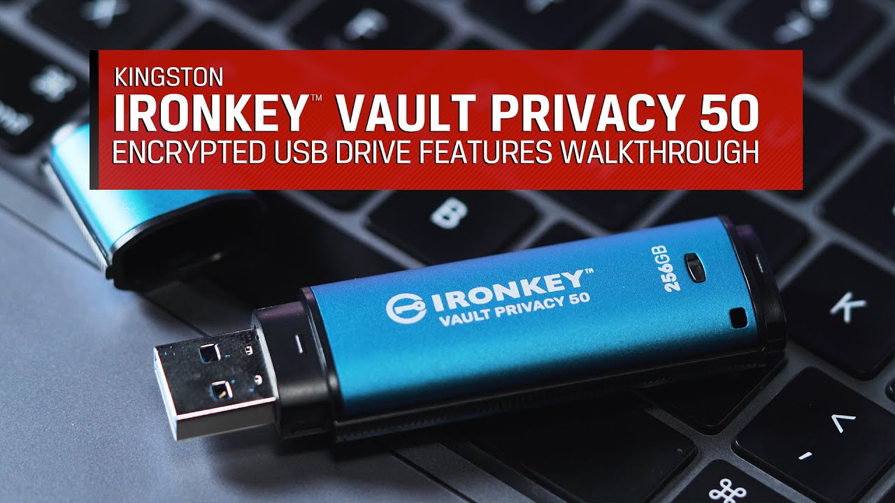 Tutorial de las caracter&iacute;sticas del dispositivo USB encriptado Kingston IronKey&trade; Vault Privacy 50