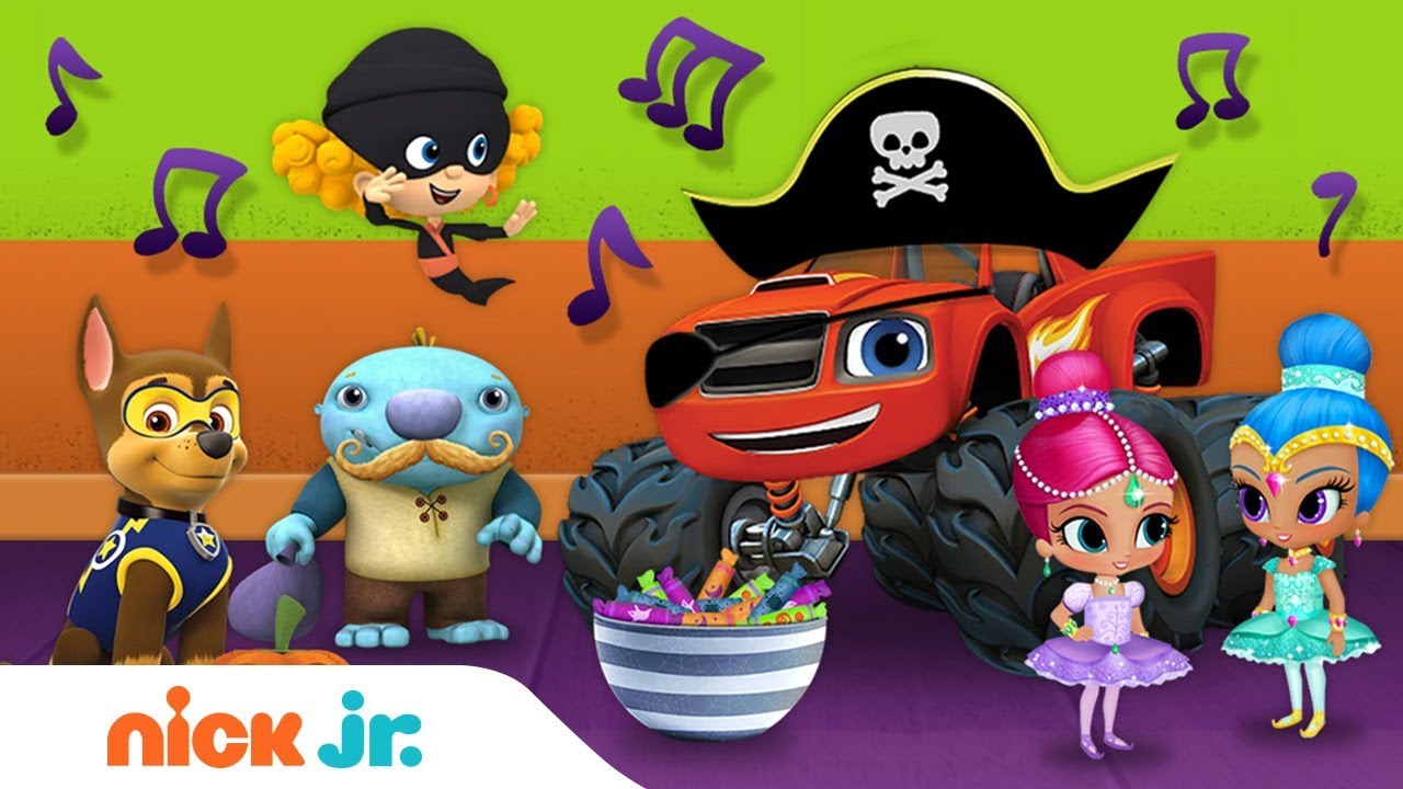 Costume Crazy Halloween Song 🎶 Ft. PAW Patrol, Shimmer & Shine, Dora and Friends | Nick Jr.