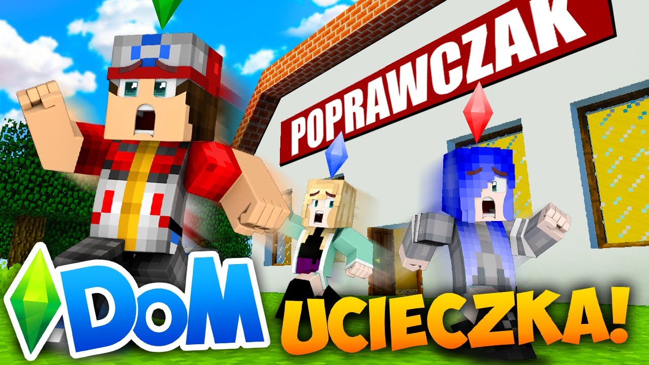 😡😭 MINECRAFT DOM #85 - IDZIEMY DO POPRAWCZAKA?! *trafiliśmy tam za złe ZACHOWANIE?!* | SIMSCRAFT