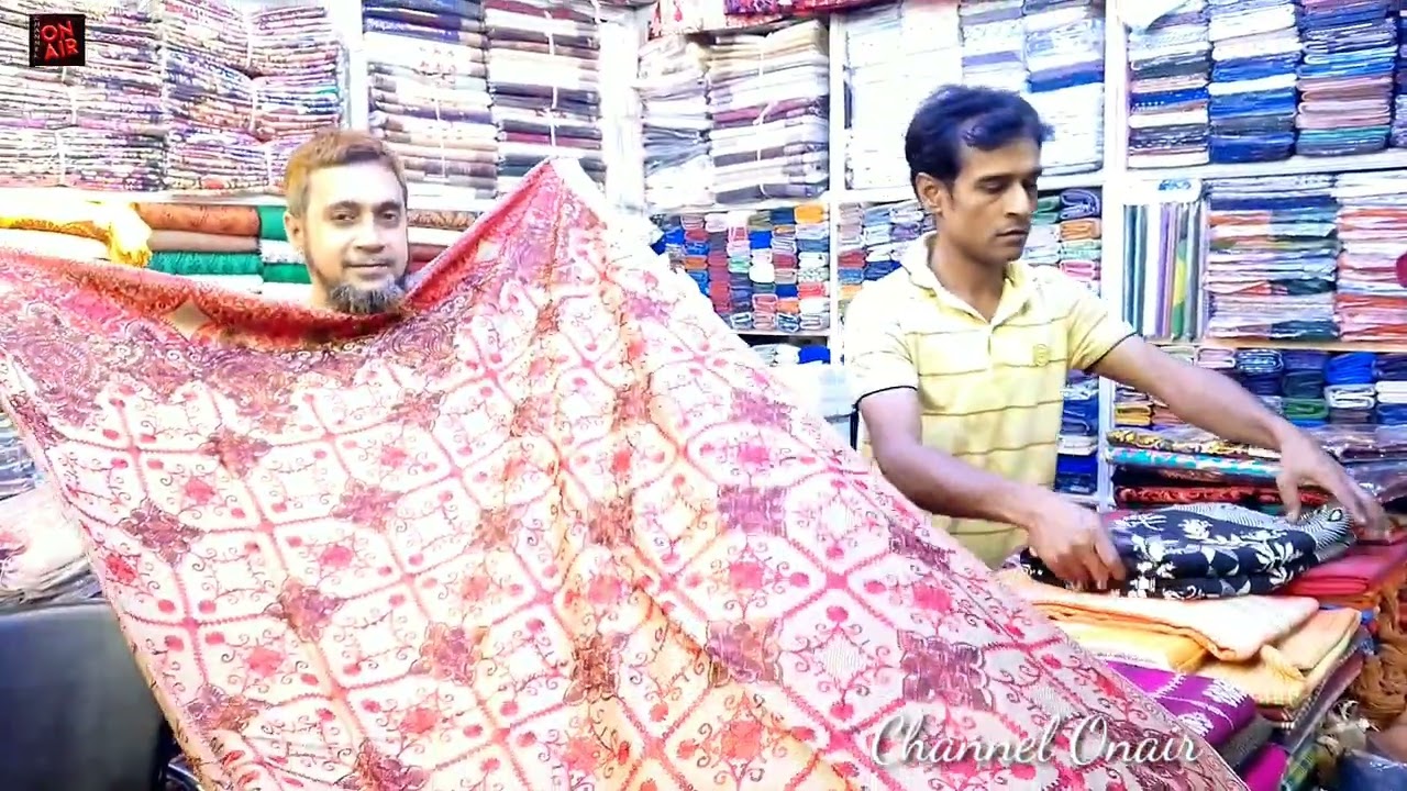 বঙ্গ বাজার  | কম দামের পাইকারী শাড়ি থ্রি পিচ এর মার্কেট বঙ্গ বাজার | Banga Bazar Dhaka