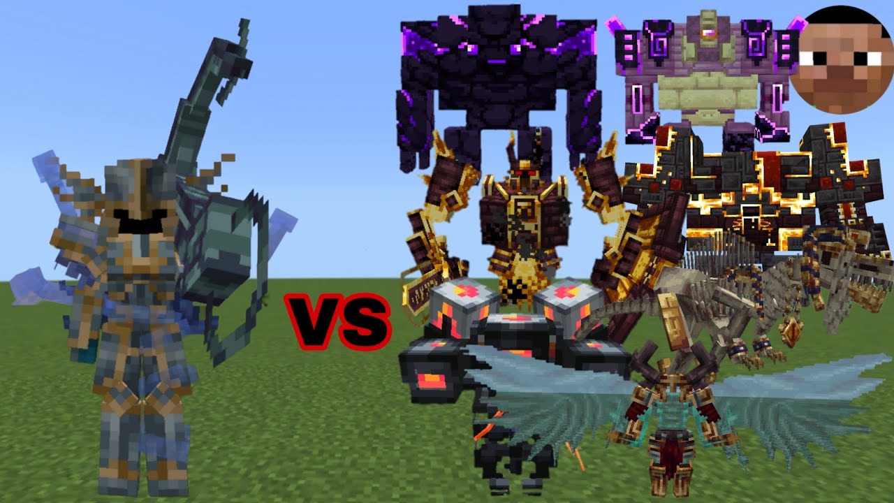 Scylla vs L Ender Cataclysm Bosses | Minecraft Java | Mob Battle