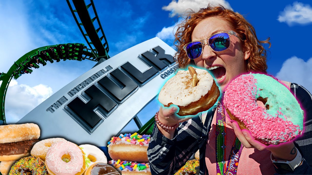 Hulk ‘N’ Hurl FOOD CHALLENGE At Universal Studios Orlando!