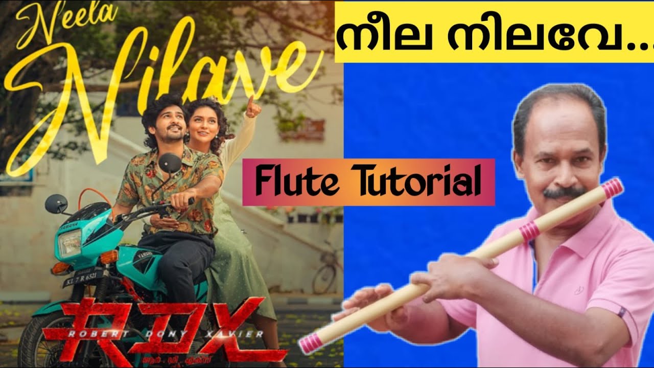 Neela Nilave..|| Flute Tutorial In Malayalam..|| Antony Poomkavu..||