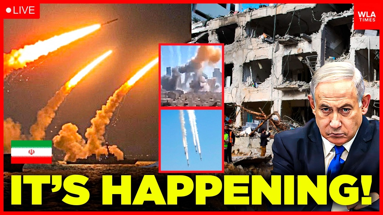 LIVE: Israel SHAKING While Iran UNLEASHES Worst 'Hypersonic' Missile Wave? | Iron Dome 'CRUMBLES'?