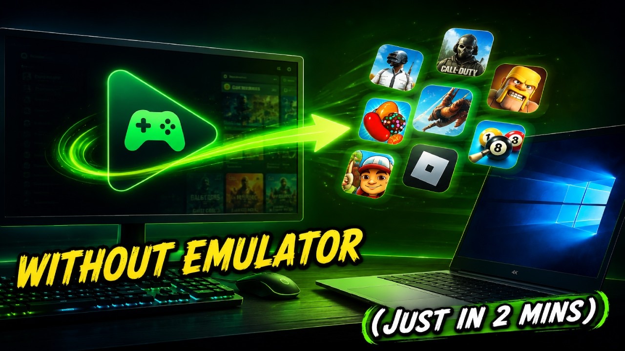🔥 Run Android Apps on PC WITHOUT Emulator! (Low-End PC Friendly)
