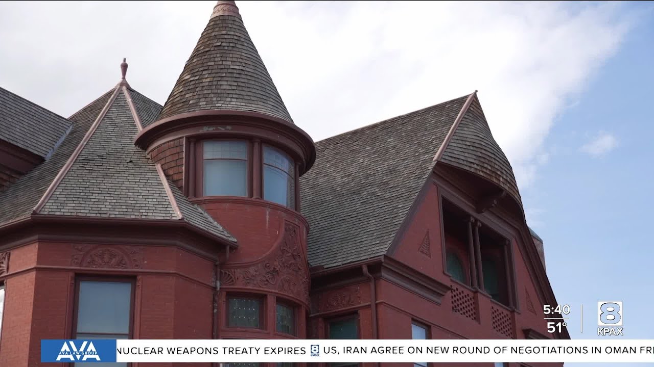Original Governor's Mansion in Helena covered up as crews do repair work