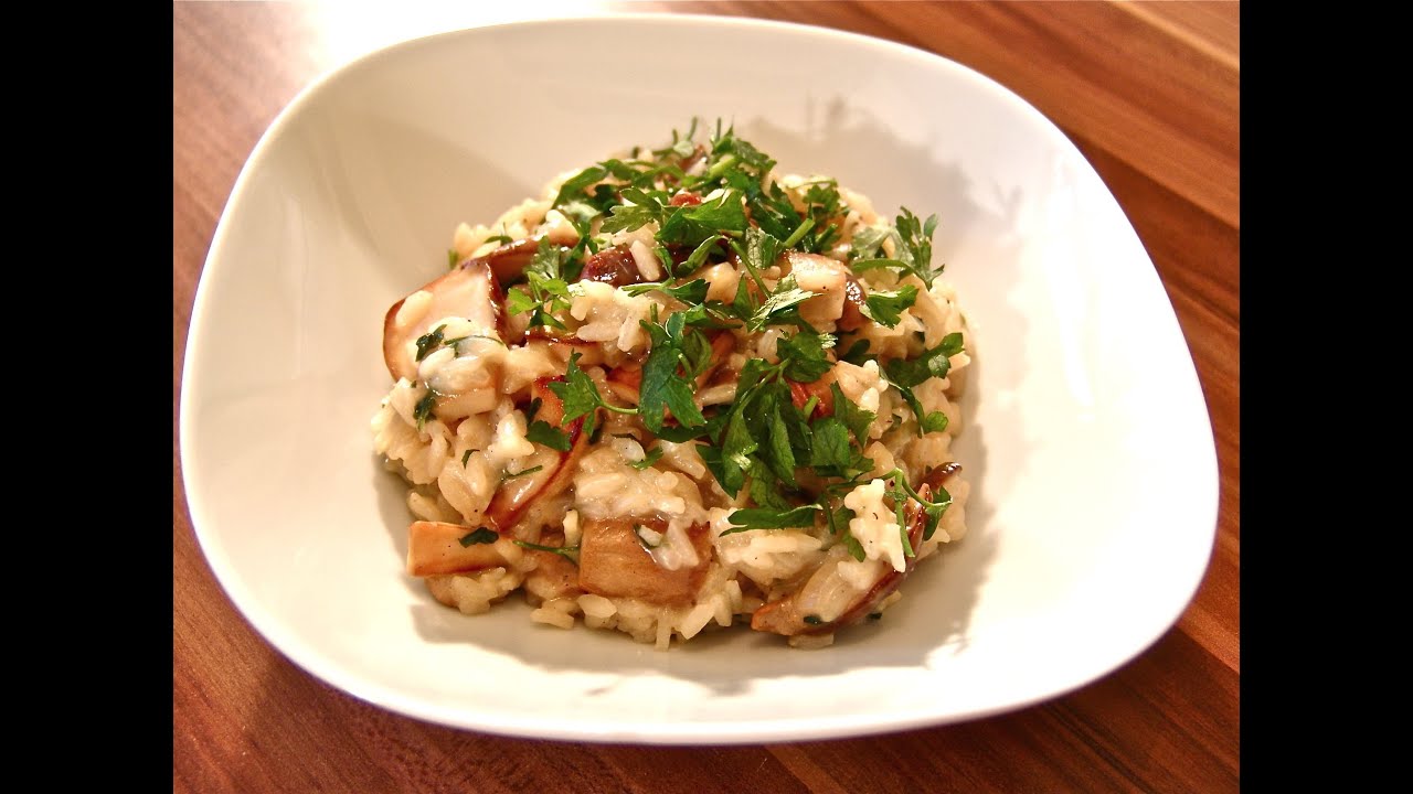 Risotto-Steinpilzrisotto-Risotto mit Steinpilzen-Steinpilze Rezept- Steinpilze