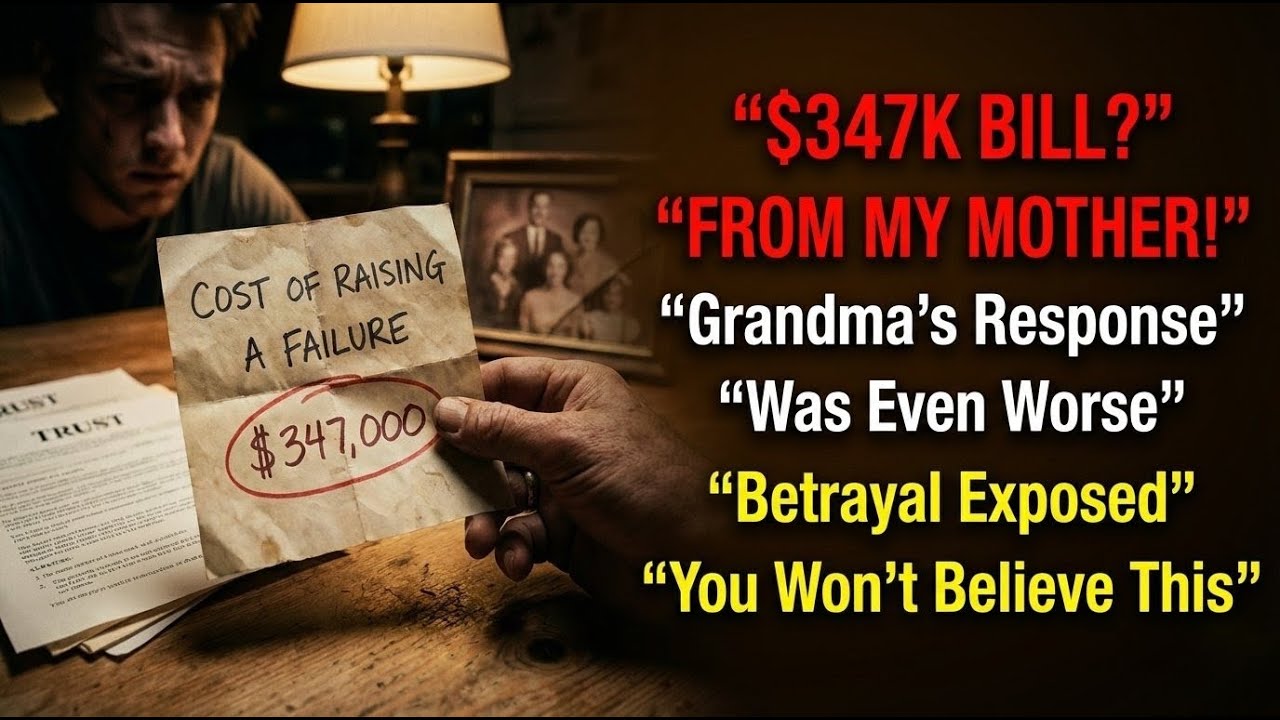 My Mother Sent Me a $347K Bill for Raising Me — Grandma’s Response Was Worse