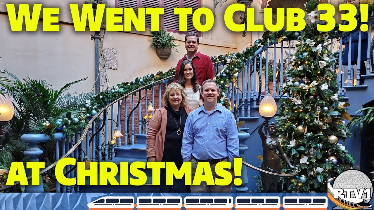 Josh Went to Club 33 at Christmas!! Full Tour, Food Pics, Merchandise, & More at Disneyland
